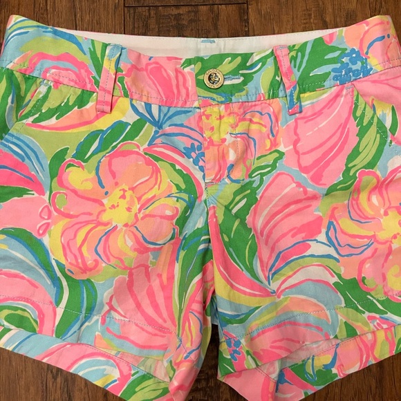 LILLY PULITZER Callahan Shorts- Size 0. - Picture 3 of 14